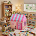 Pink kids' ice cream bakery play tent by Everything Baby, a fun outdoor pop-up playhouse for children.