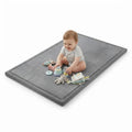 Grey Carla Home baby play mat by Everything Baby, 200x300cm thick foam crawling mat for infants and toddlers.