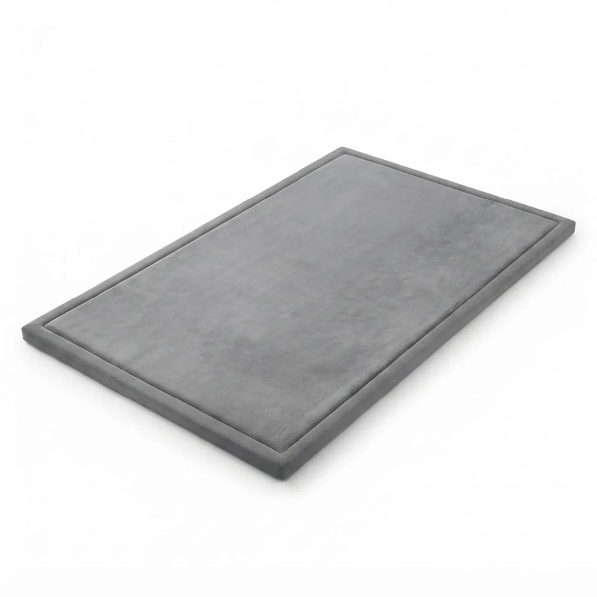 Grey Carla Home baby play mat with thick foam, 200x300cm crawling activity mat for infants by Everything Baby.