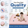 Pink Carla Home baby play mat with thick foam, 150x200cm, ideal for infants and crawling play, from Everything Baby.
