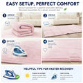 Pink Carla Home baby play mat with thick foam, 150x200cm crawling and activity mat for infants, by Everything Baby.