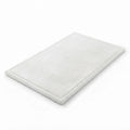 White CARLA HOME baby play mat by Everything Baby, 150x200cm thick foam crawling mat for infants, soft and cushioned.