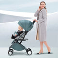 Black lightweight compact baby stroller by Everything Baby with easy fold design, suitable for ages 0-5 years.
