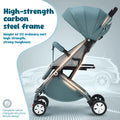 Pink lightweight compact baby stroller by Everything Baby, easy fold pram suitable for ages 0-5 years, ideal for travel.