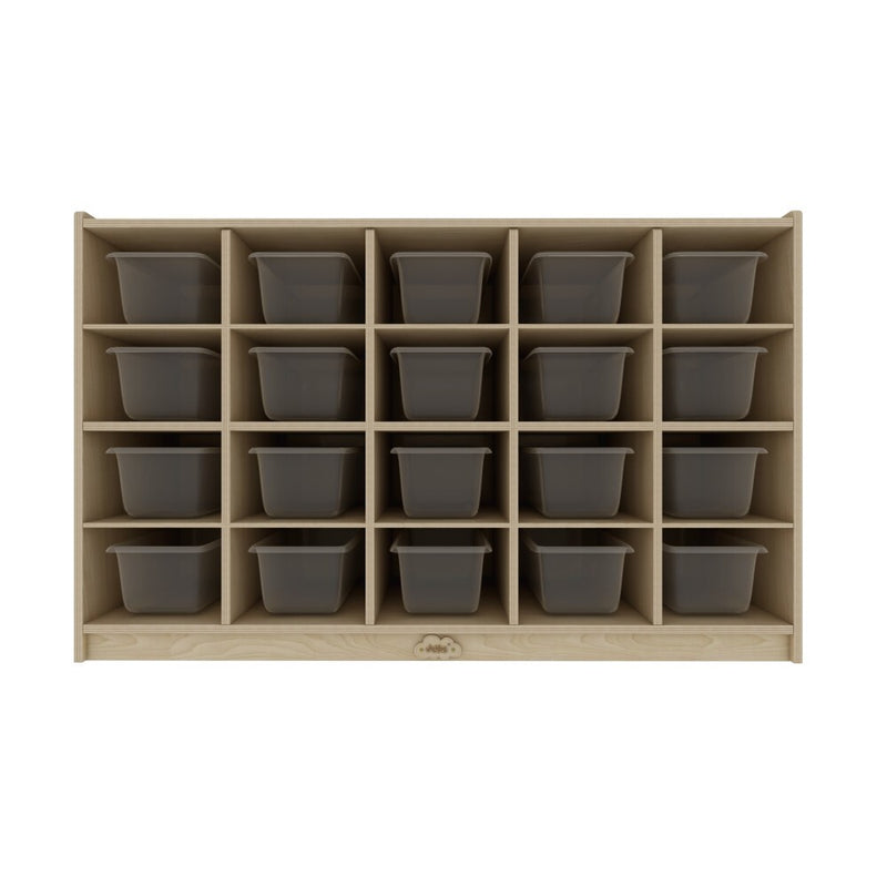 Jooyes 20 Cubby Cabinet Kids Bookshelf Organiser Storage