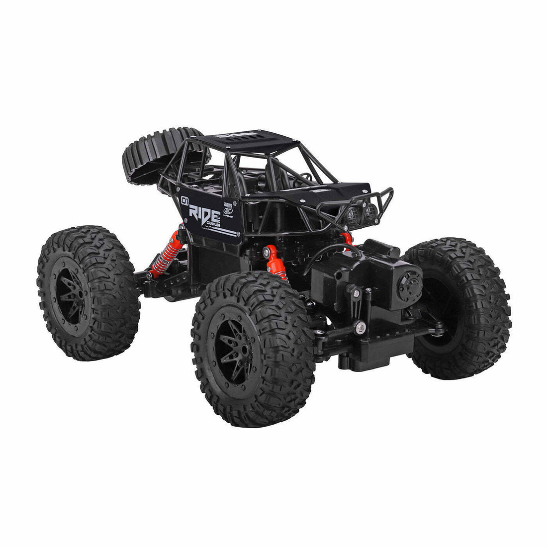 Black waterproof amphibious remote control car for kids, designed for all terrains, from Everything Baby.