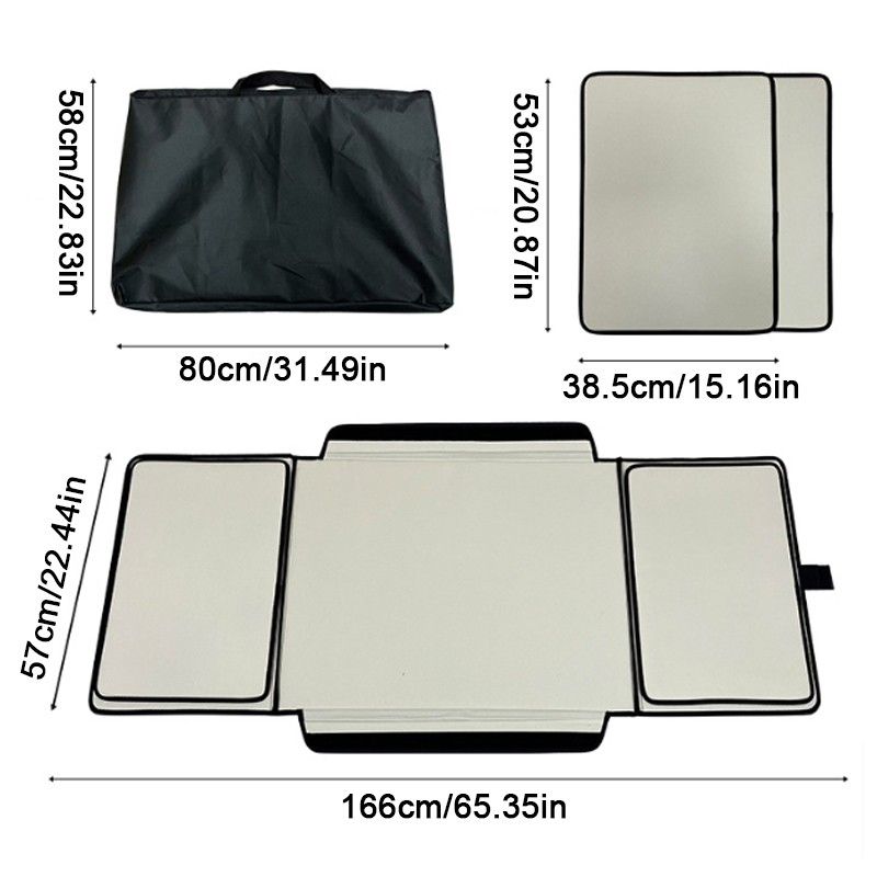 Portable jigsaw puzzle board mat by Everything Baby, holds up to 1000 pieces, ideal for kids' jigsaw puzzles and puzzle surface holding.