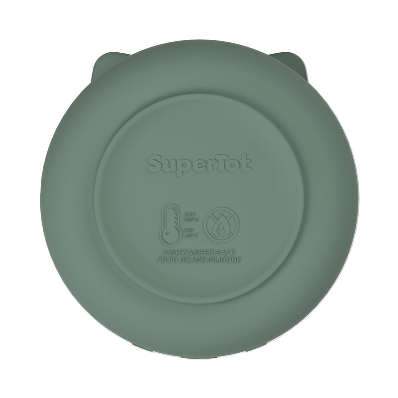 Riley Silicone Bowl -Olive Green