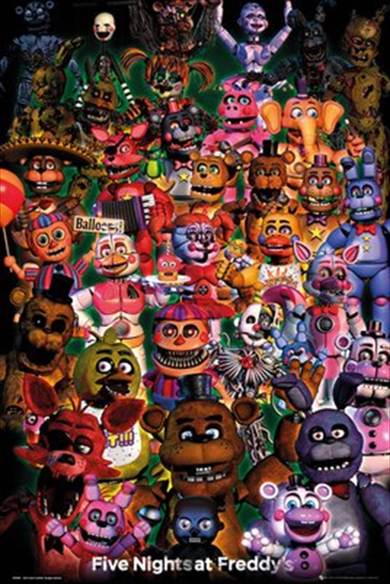 Five Nights At Freddys - Ultimate Group Poster