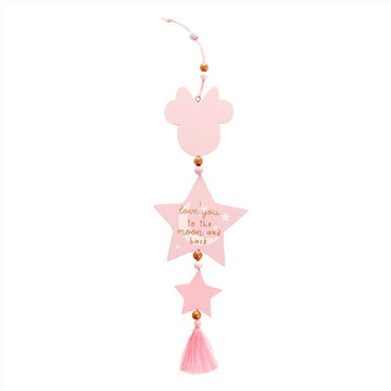 Hanging Plaque - Minnie Mouse Love You To The Moon