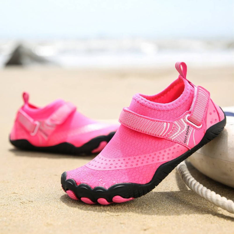 Women Water Shoes Barefoot Quick Dry Aqua Sports Shoes - Pink Size EU39 = US6