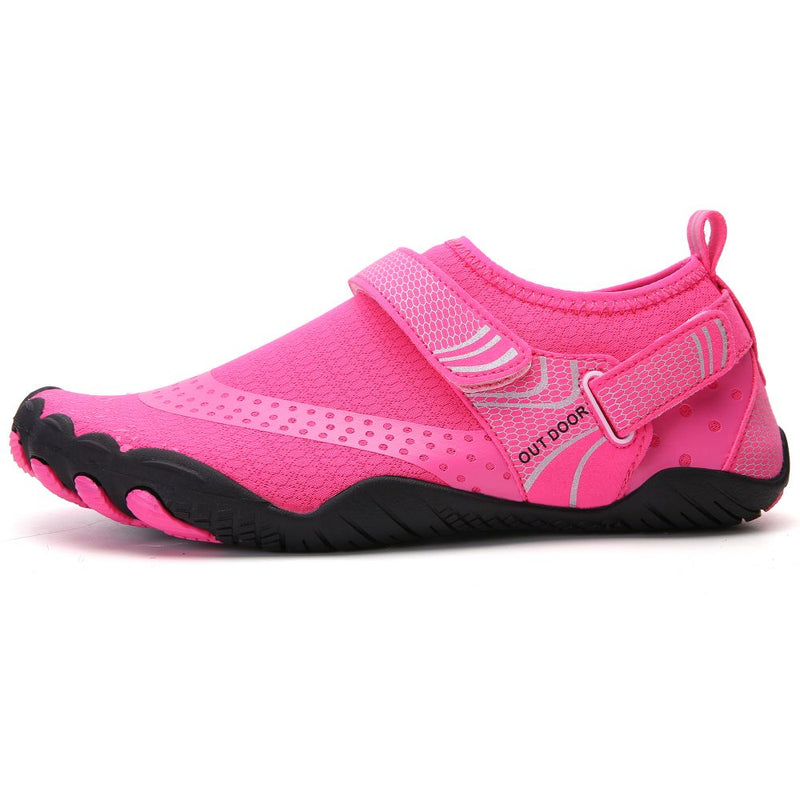 Women Water Shoes Barefoot Quick Dry Aqua Sports Shoes - Pink Size EU39 = US6