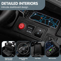Black Kahuna Ford Ranger electric ride-on car for kids, featuring realistic design and sturdy construction for young drivers.