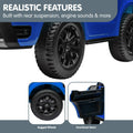 Blue Kahuna Ford Ranger electric ride-on car for kids, featuring realistic design and durable plastic construction.