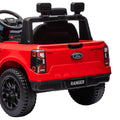 Red Kahuna Ford Ranger electric ride-on car for kids, featuring realistic design and sturdy build by Everything Baby.