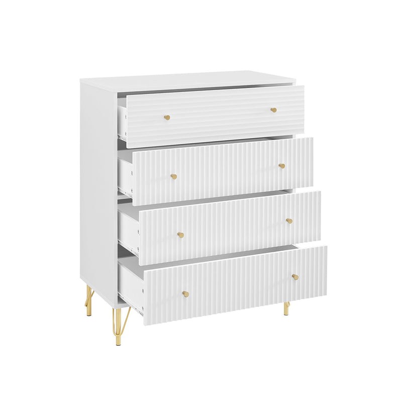 Sarantino Rocco Chest Of Drawers - White