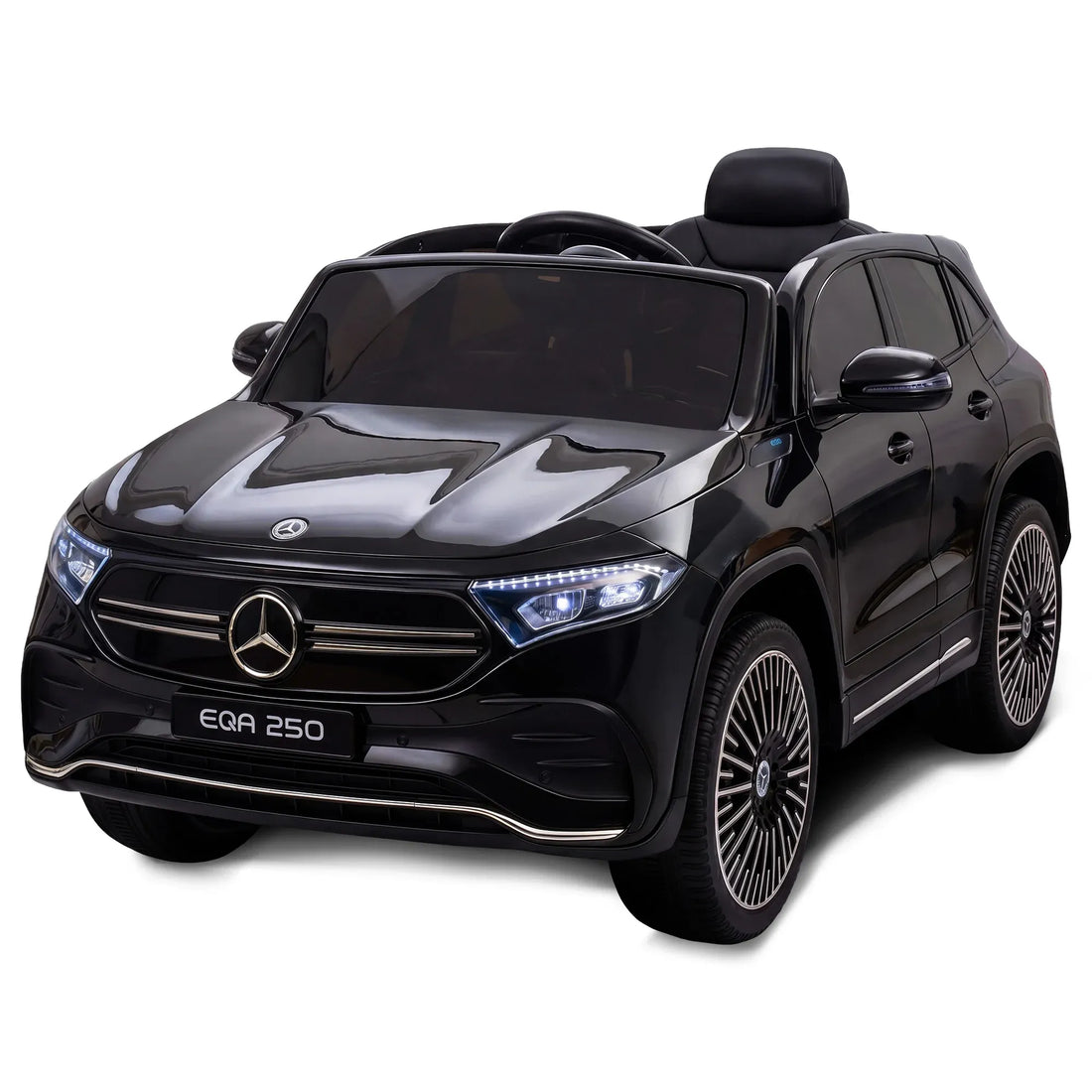 Kahuna Mercedes-Benz EQA 250 Kids 12V electric ride-on car with parental remote control, featuring realistic Mercedes design for children