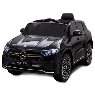 Kahuna Mercedes-Benz EQA 250 Kids 12V electric ride-on car with parental remote control, featuring realistic Mercedes design for children