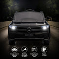 Kahuna Mercedes-Benz EQA 250 kids' 12V electric ride-on car with remote control, black and silver, realistic design for children