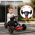 Kahuna Rollplay Flex Kart 6V electric ride-on go-kart for kids, foldable racing design, in vibrant colors, suitable for young children.