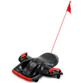 Kahuna Rollplay Nighthawk Bolt 12V electric go-kart for kids with sleek black design and safety features.