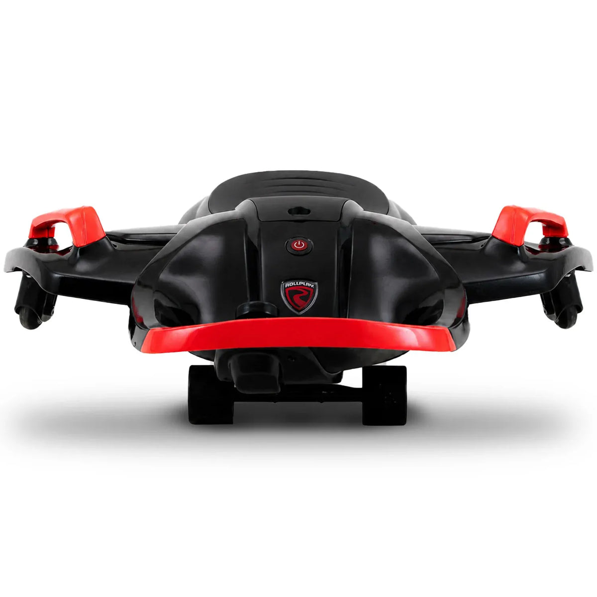 Kahuna Nighthawk Bolt 12V electric ride-on go-kart for kids, featuring a sleek black design and sturdy wheels.