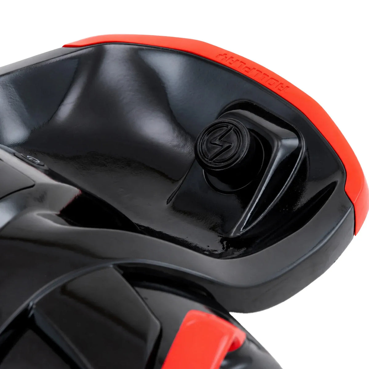 Kahuna Rollplay Nighthawk Bolt 12V electric ride-on go-kart for kids, black with safety features and steering wheel.