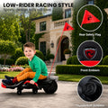 Kahuna Nighthawk Bolt 12V electric ride-on go-kart for kids, with black and red design and safety features, by Everything Baby.