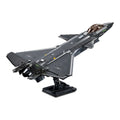 Sluban B1187 J20 Mighty Dragon stealth fighter jet model kit for kids, featuring detailed Chinese PLAAF aircraft building block toy