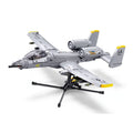 Sluban B1362 A10 Warthog attack jet fighter model kit for kids, featuring detailed military aircraft building blocks from Everything Baby.