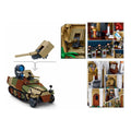 Sluban B1532 WWII Battle of Sainte Mère Église paratrooper model kit with building blocks, military toy for kids.