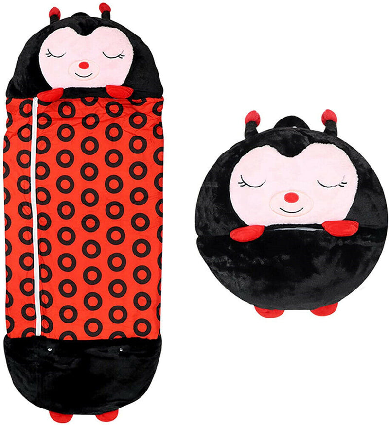 Kids Sleeping Bag Happy Children Toy Plush Lady Bug Large