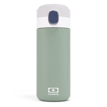 Monbento Mb Pop Insulated Bottle - Green Natural