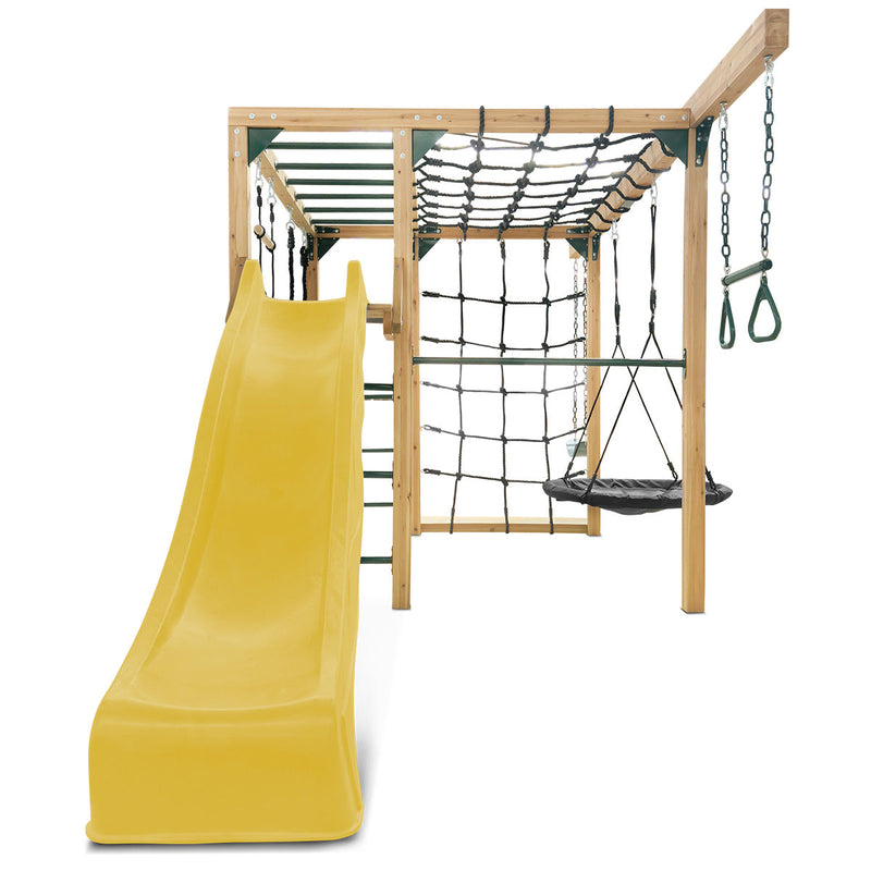 Lifespan Kids Orangutan Climbing Cube Jungle Gym Play Centre + Yellow Slide