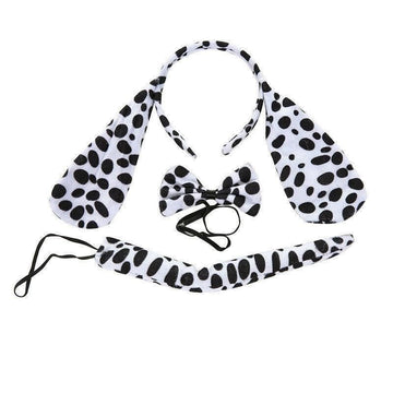 Baby and kids animal costume dress-up set with dog ears, tail, and bowtie for pretend play and cosplay by Everything Baby.