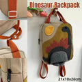 Khaki mini dinosaur backpack for kids with adjustable straps, perfect for early learners and daily outings by Everything Baby.