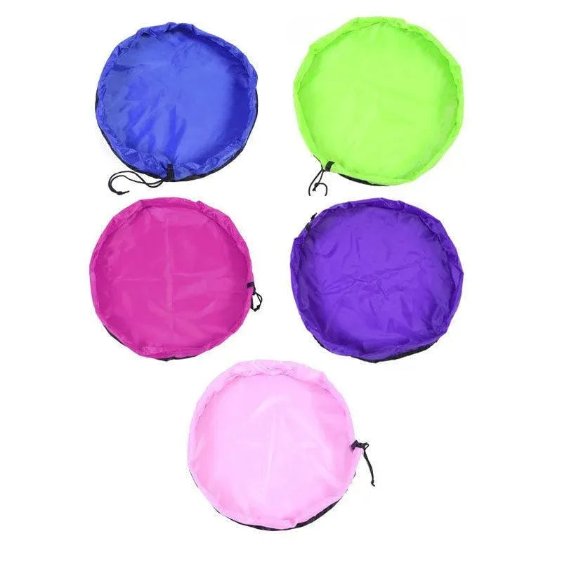Pink 150cm kids play mat bag by Everything Baby, portable toy storage organizer for Lego and kids' toys with drawstring closure.