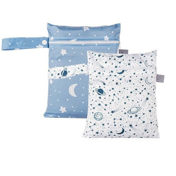 2Pcs/Set 18 X 25Cm Small Waterproof Wet Bag Stroller Hanging Organizer Bag - ES075-013