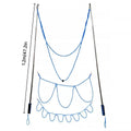 Blue double pole bubble rope for giant bubble shows, outdoor kids' toy from Everything Baby, perfect for outdoor party fun.