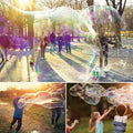 Green double pole bubble rope for giant bubble show, outdoor kids' toy by Everything Baby, perfect for outdoor party fun.