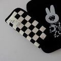 Two checkerboard design pencil cases from Everything Baby, spacious stationery bags for kids' pens and pencils.
