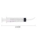 Four disposable 12ml dental syringes with curved tips for baby oral irrigation, from Everything Baby.