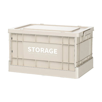 Foldable large capacity yellow toy storage box by Everything Baby, space-saving and durable for kids' toys and books.