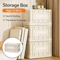 Foldable large capacity yellow toy storage box for kids, durable and space-saving, from Everything Baby, ideal for organizing toys.