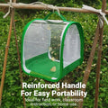 Transparent foldable insect cage by Everything Baby for outdoor bug collecting, suitable for kids' outdoor play and nature exploration.