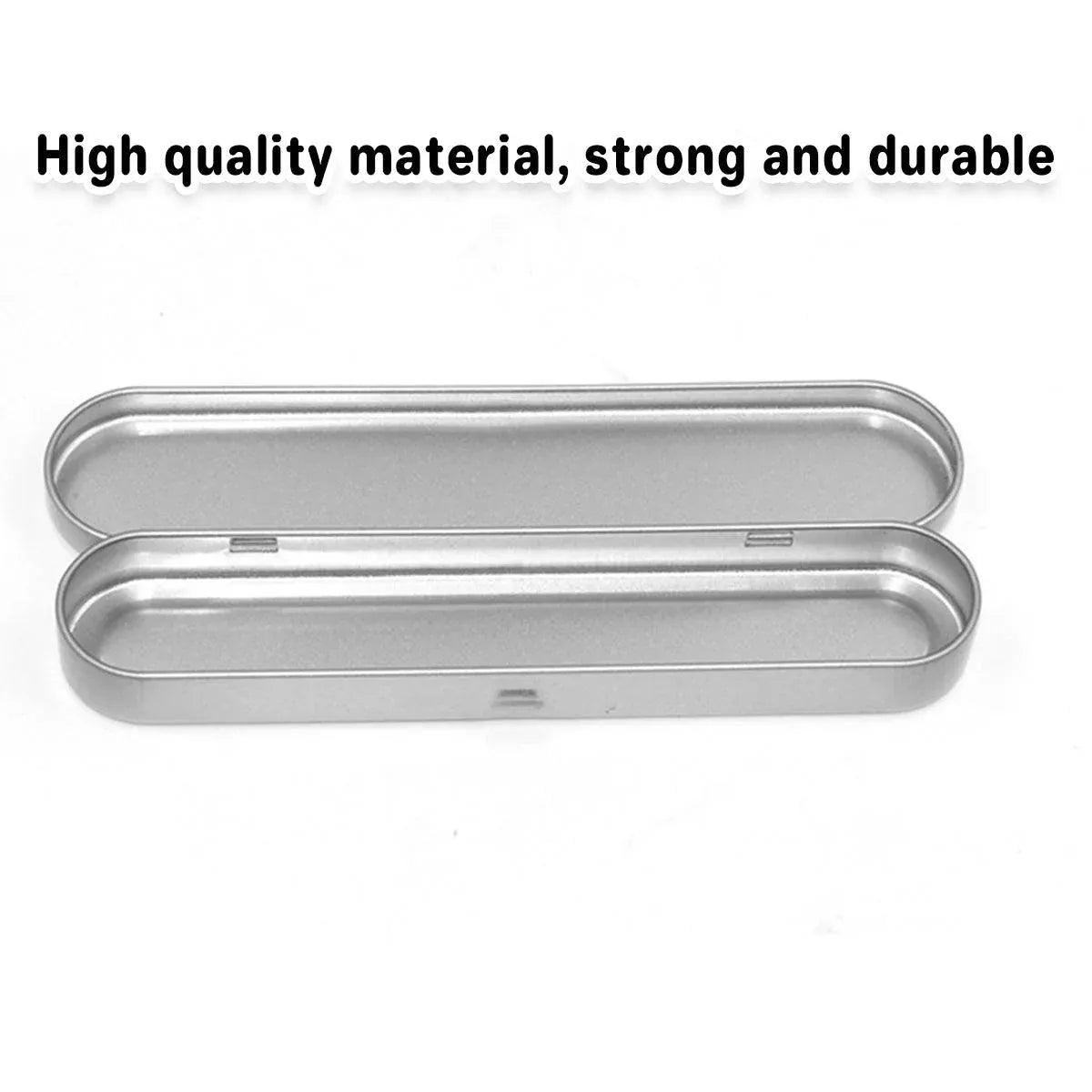 20-pack metal pencil box storage cases by Everything Baby, durable tin pen holders for organizing pens and pencils.