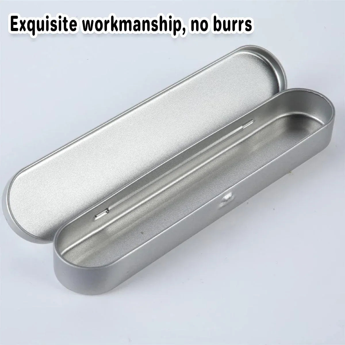 20-pack metal pencil boxes by Everything Baby, durable tin pen holders for storing pens and pencils in a compact organizer.