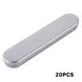 Set of 20 metal pencil cases by Everything Baby, durable tin pen holders for organizing pens and pencils.