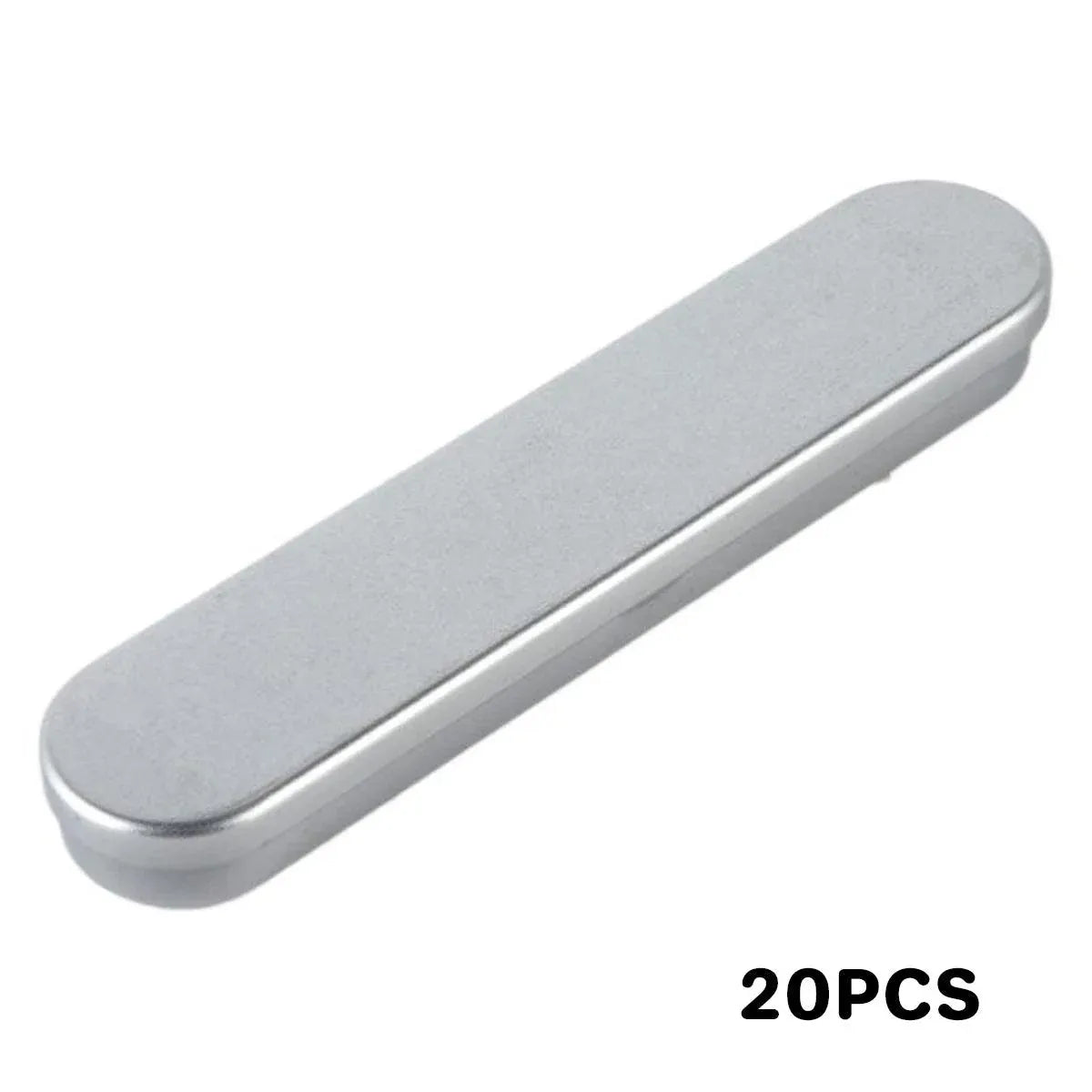 Set of 20 metal pencil cases by Everything Baby, durable tin pen holders for organizing pens and pencils.