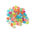 Colorful glow-in-the-dark pebbles for fish tanks and garden decoration, 100-piece set from Everything Baby.